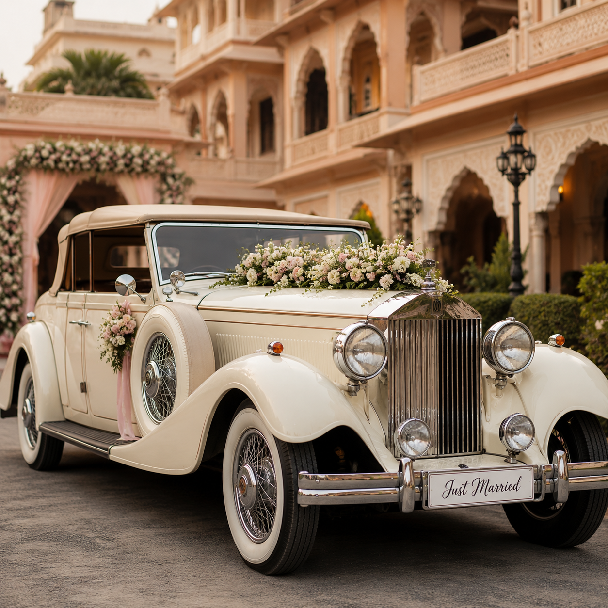 Vintage Wedding Car