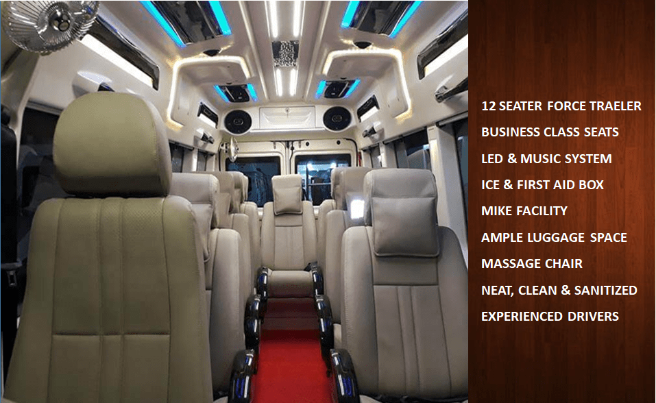 12 Seater luxury traveler interior